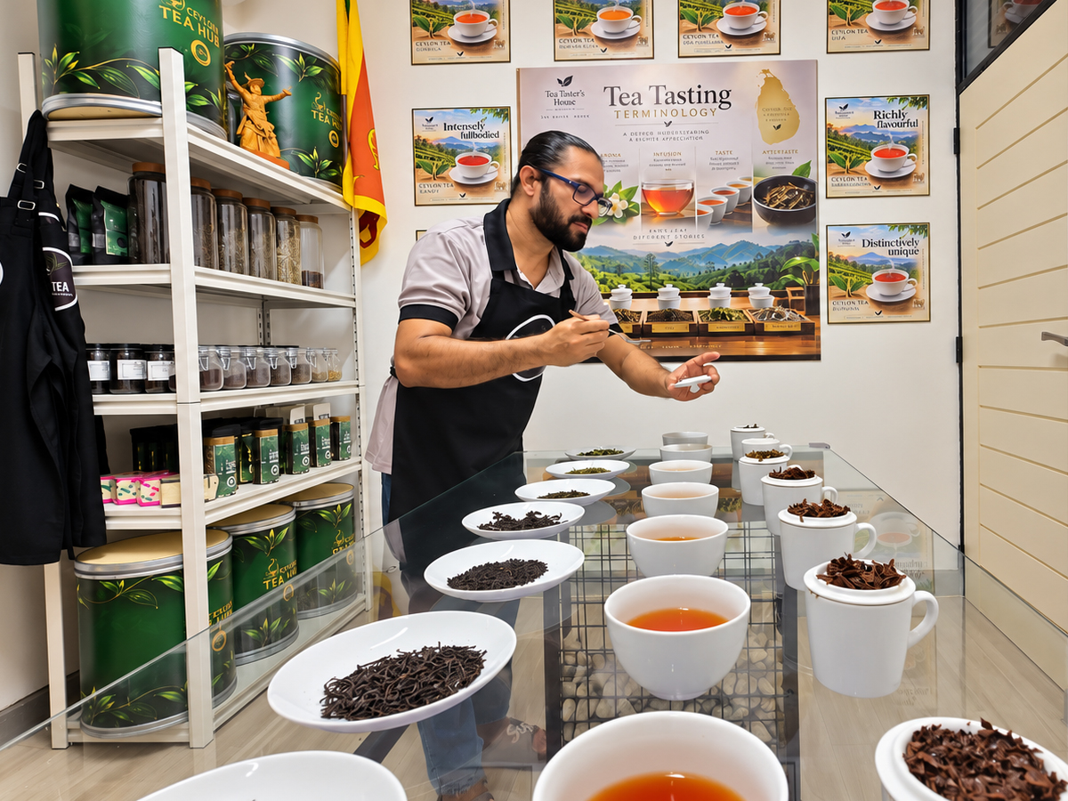 Fernando tasting tea